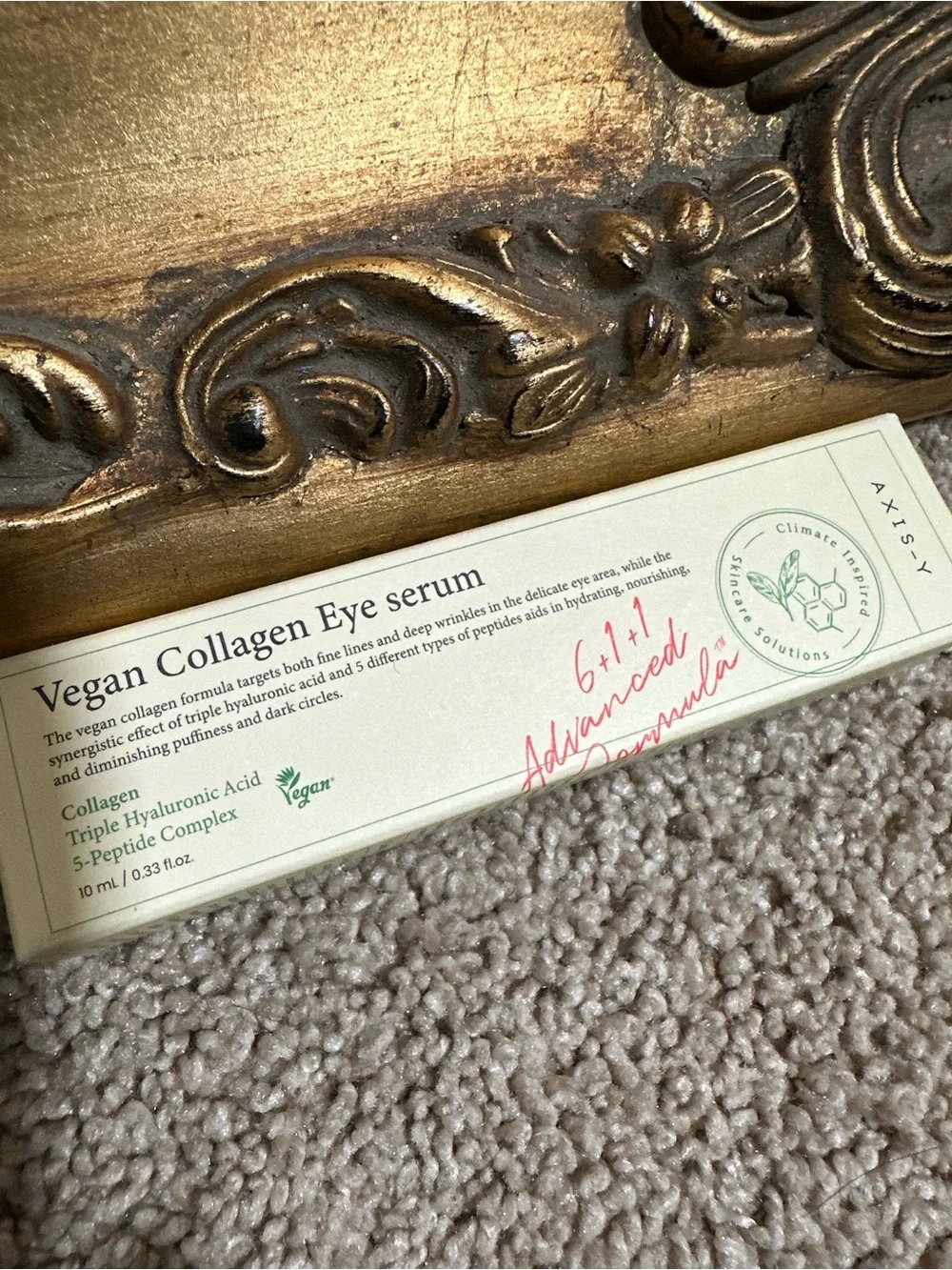 New In Box AXIS-Y Vegan Collagen Eye Serum 10ml Dark Circles Fine Lines $24